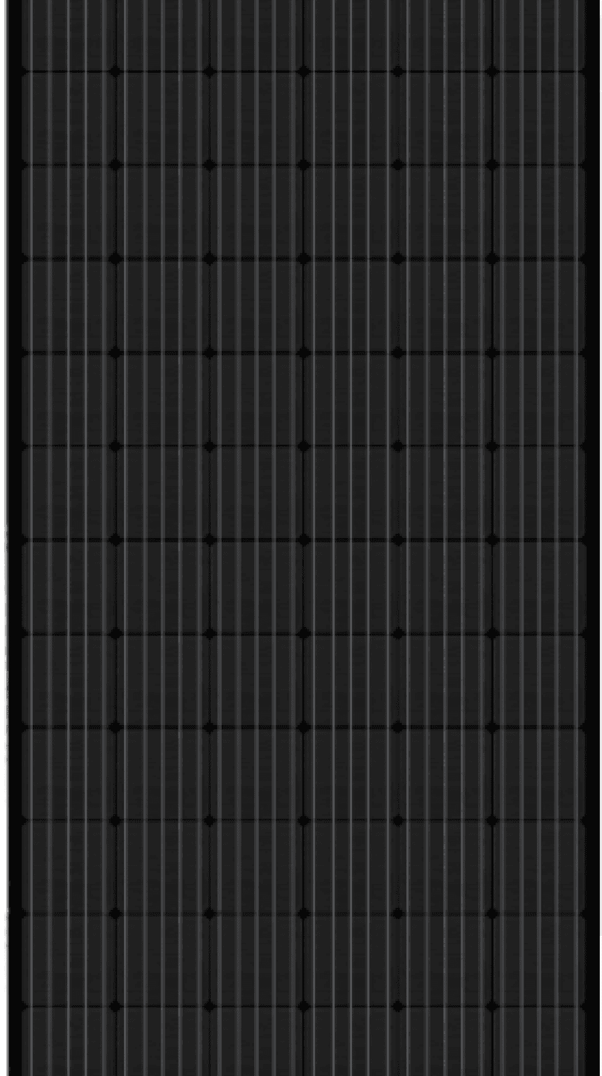 Pannello fotovoltaico nero