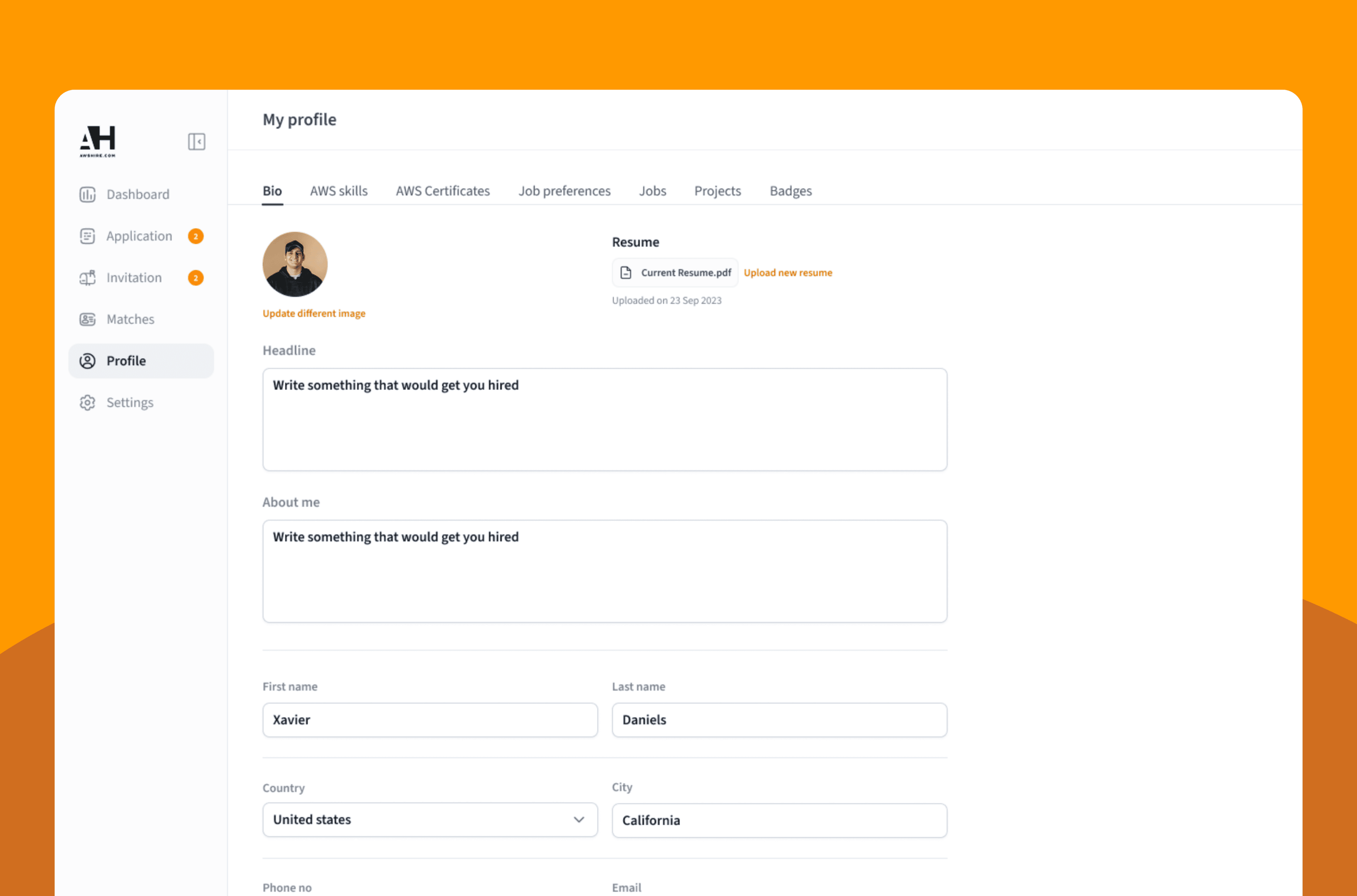 AWS case study screenshot