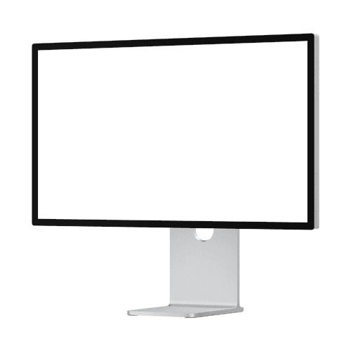 Studio Display XDR mockup left view