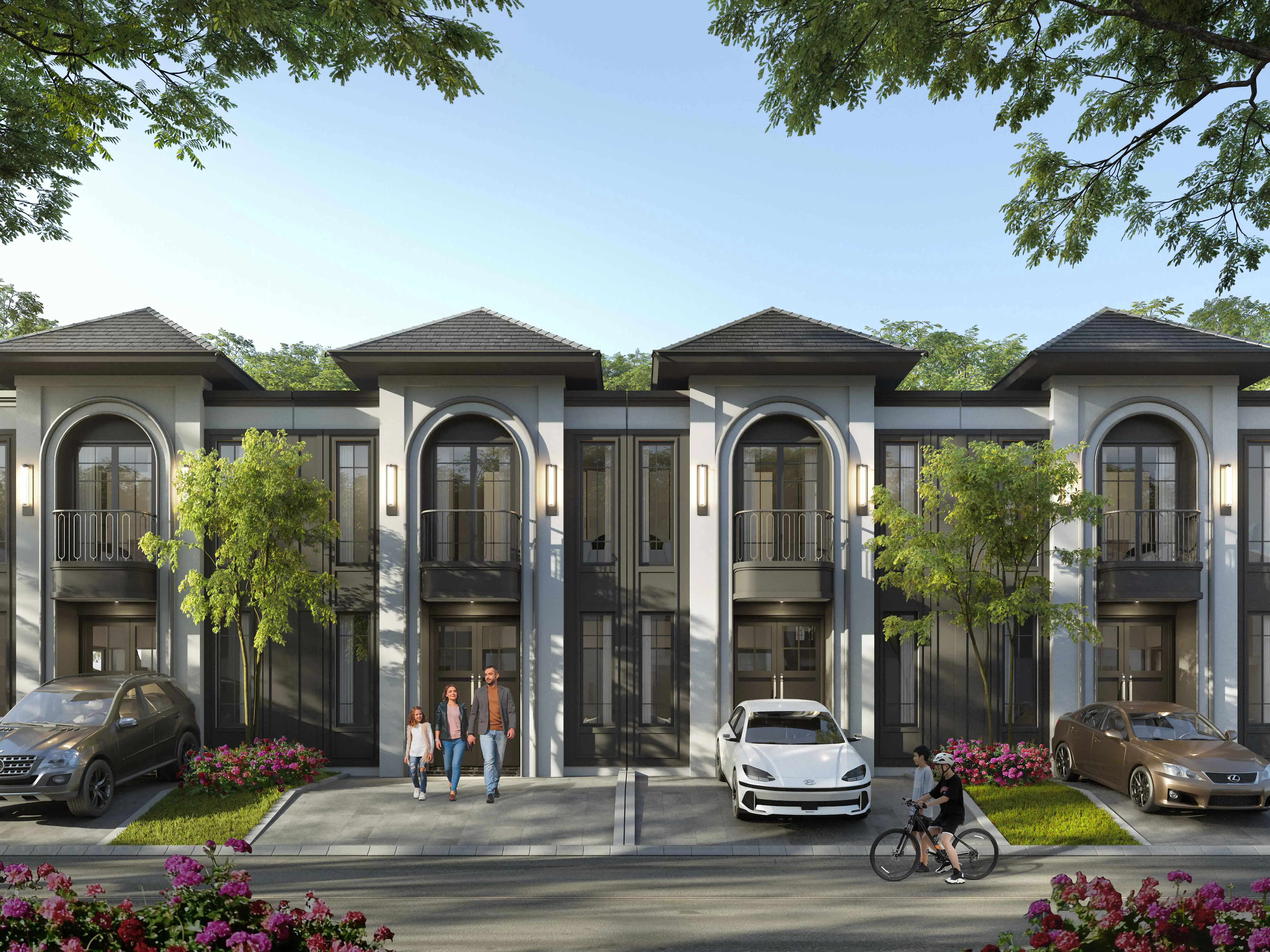 Fasad Rumah Tipe Lyndon Mansion Nine