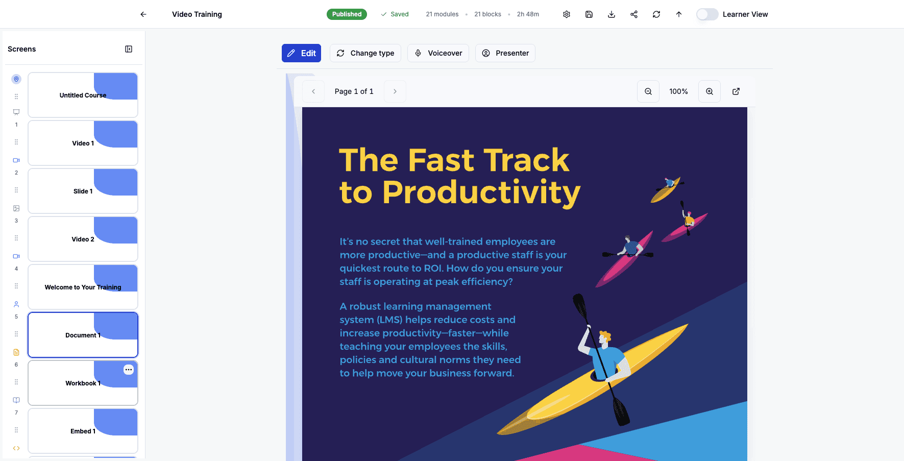 Click the Workbook 1 screen preview to edit this interactive workbook.