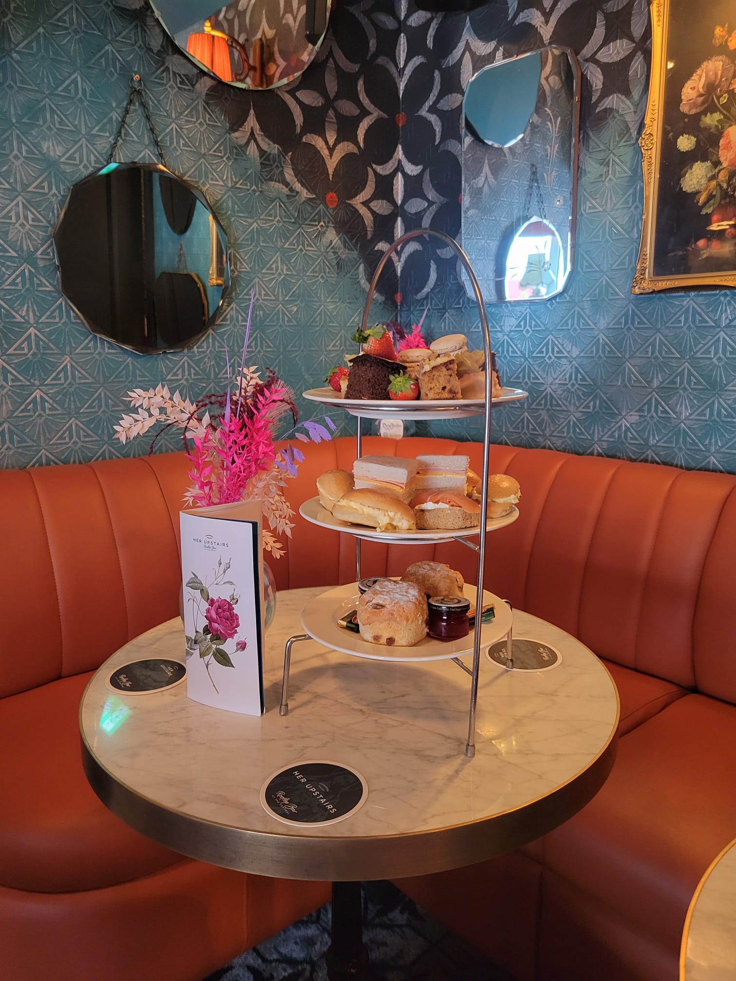 High Tea on a stand in the Good Rooms