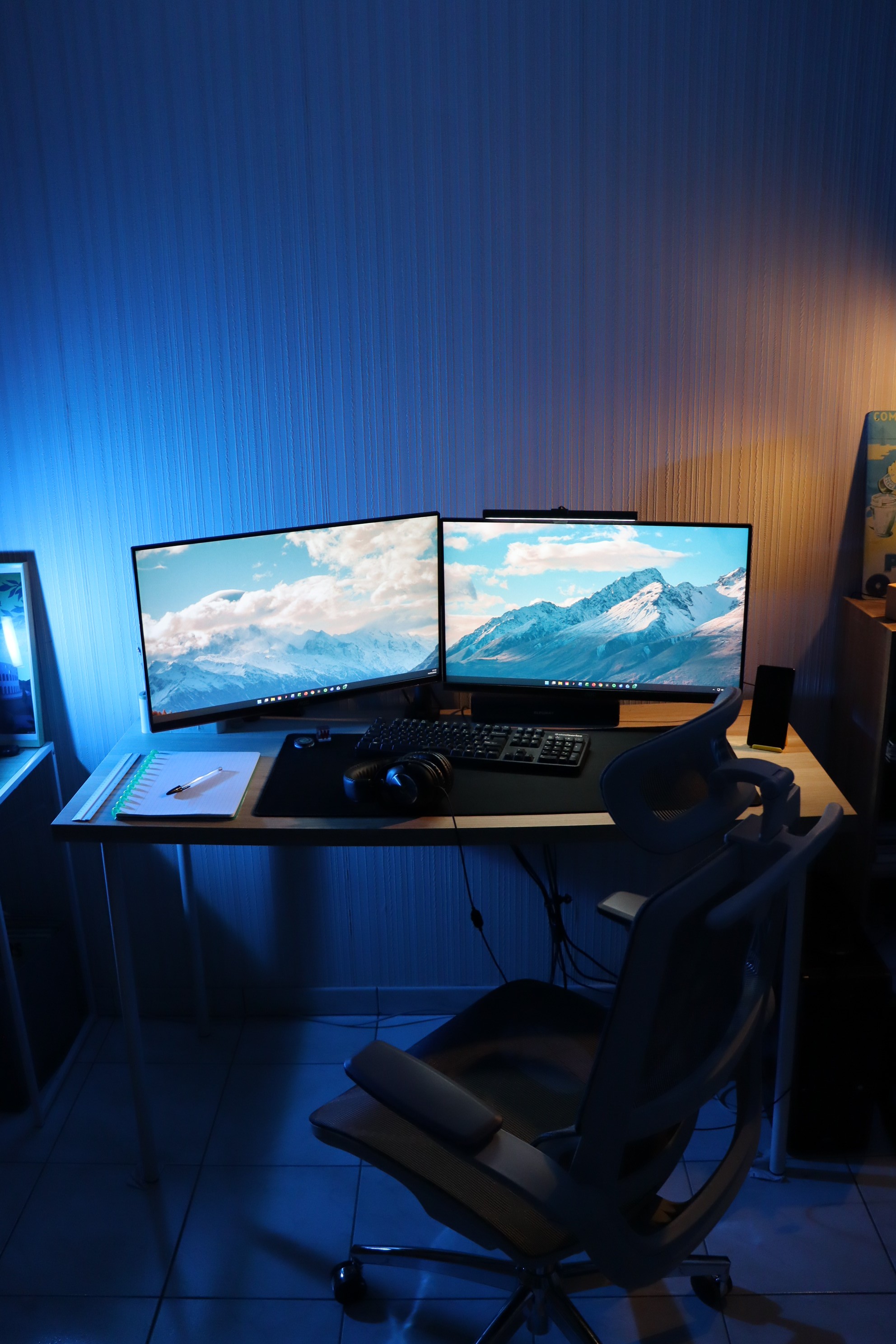 setup de graphiste professionnel