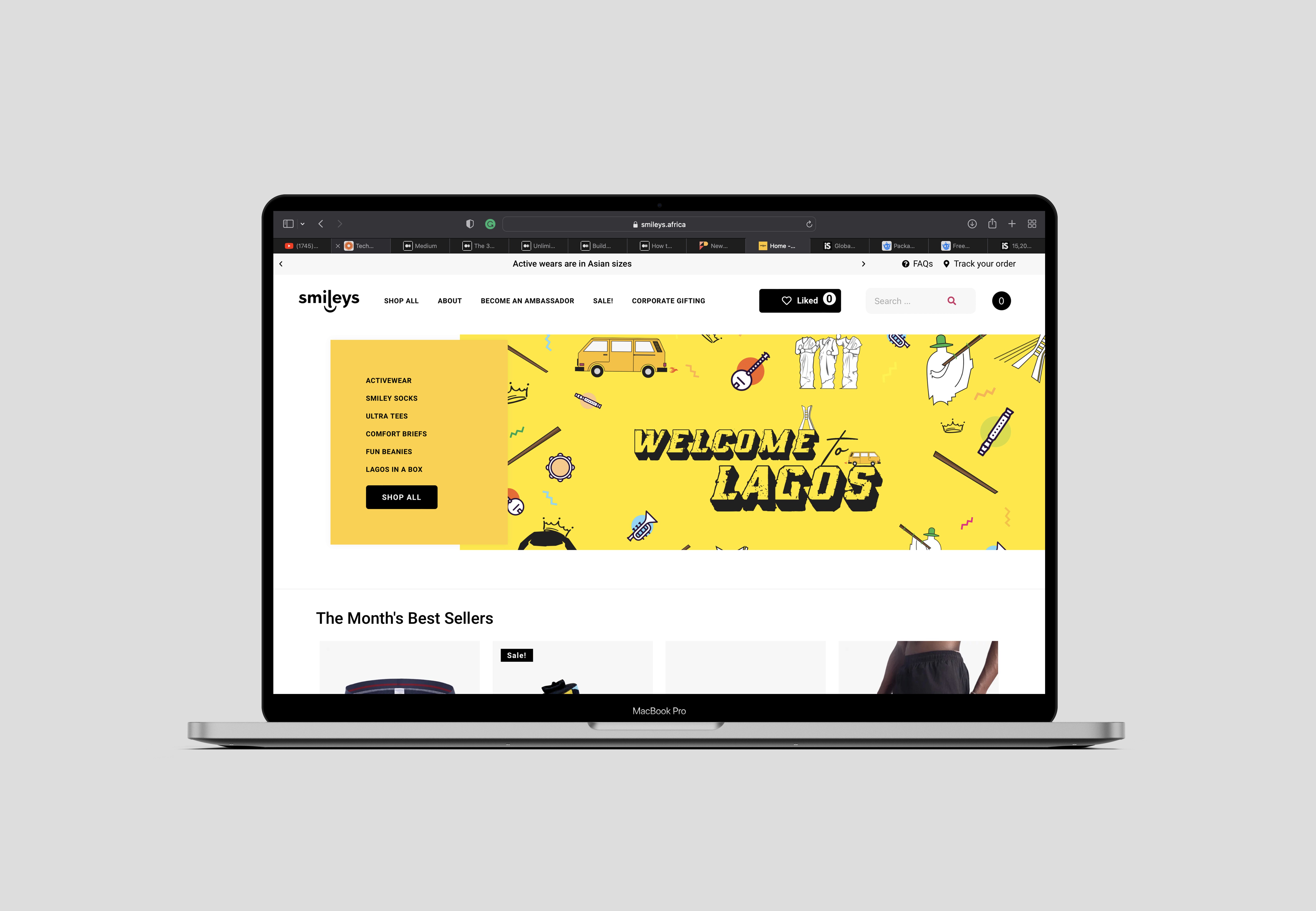 Website of smile sock co