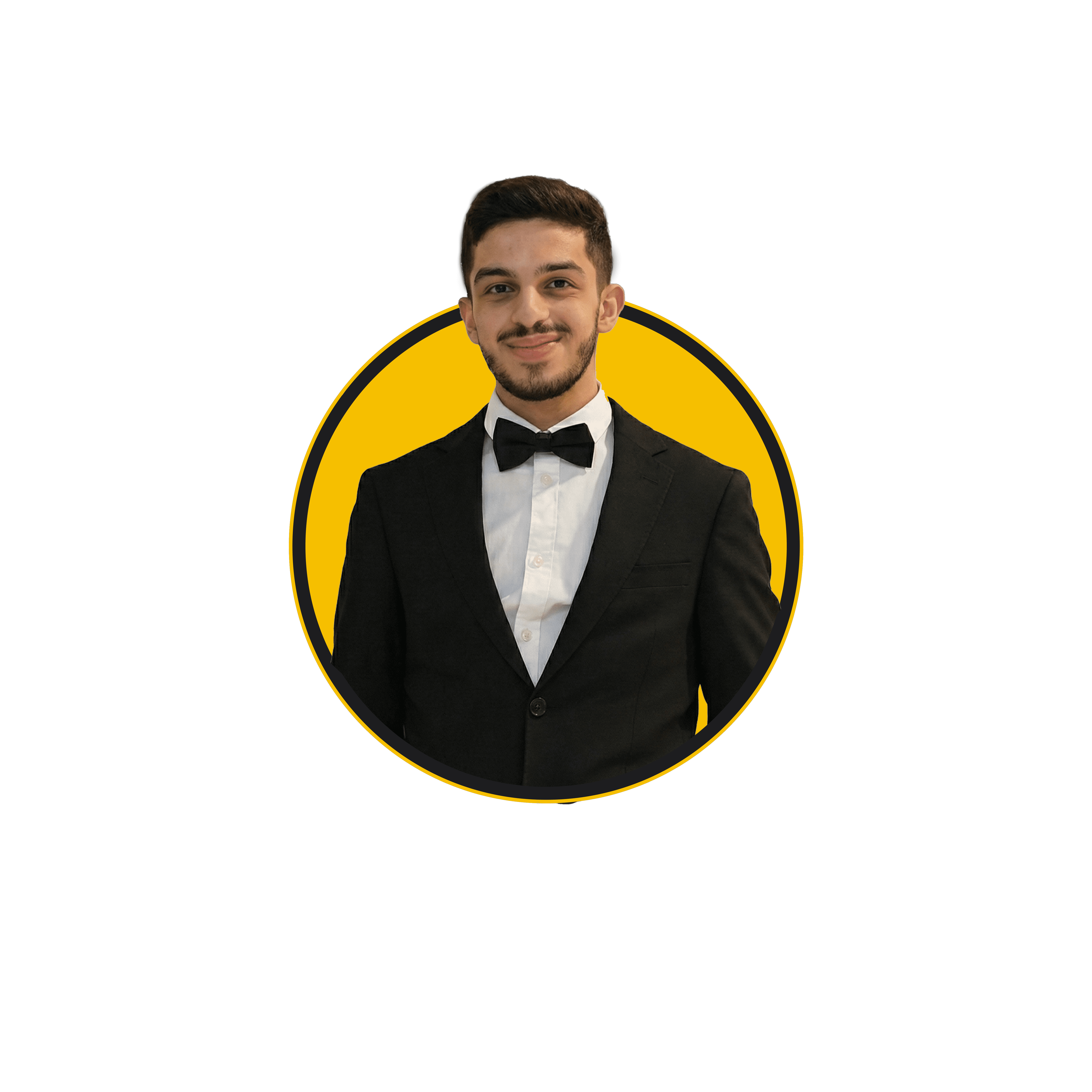 Portrait of portfolio creator – front view