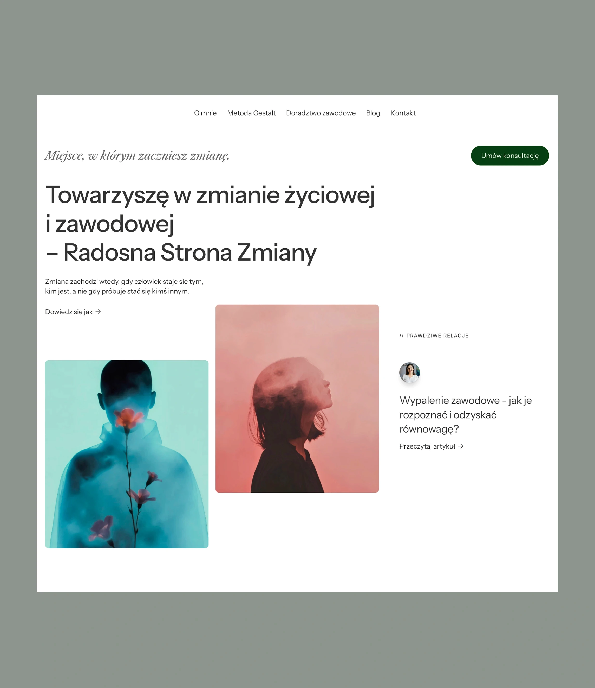 Website project radosna strona