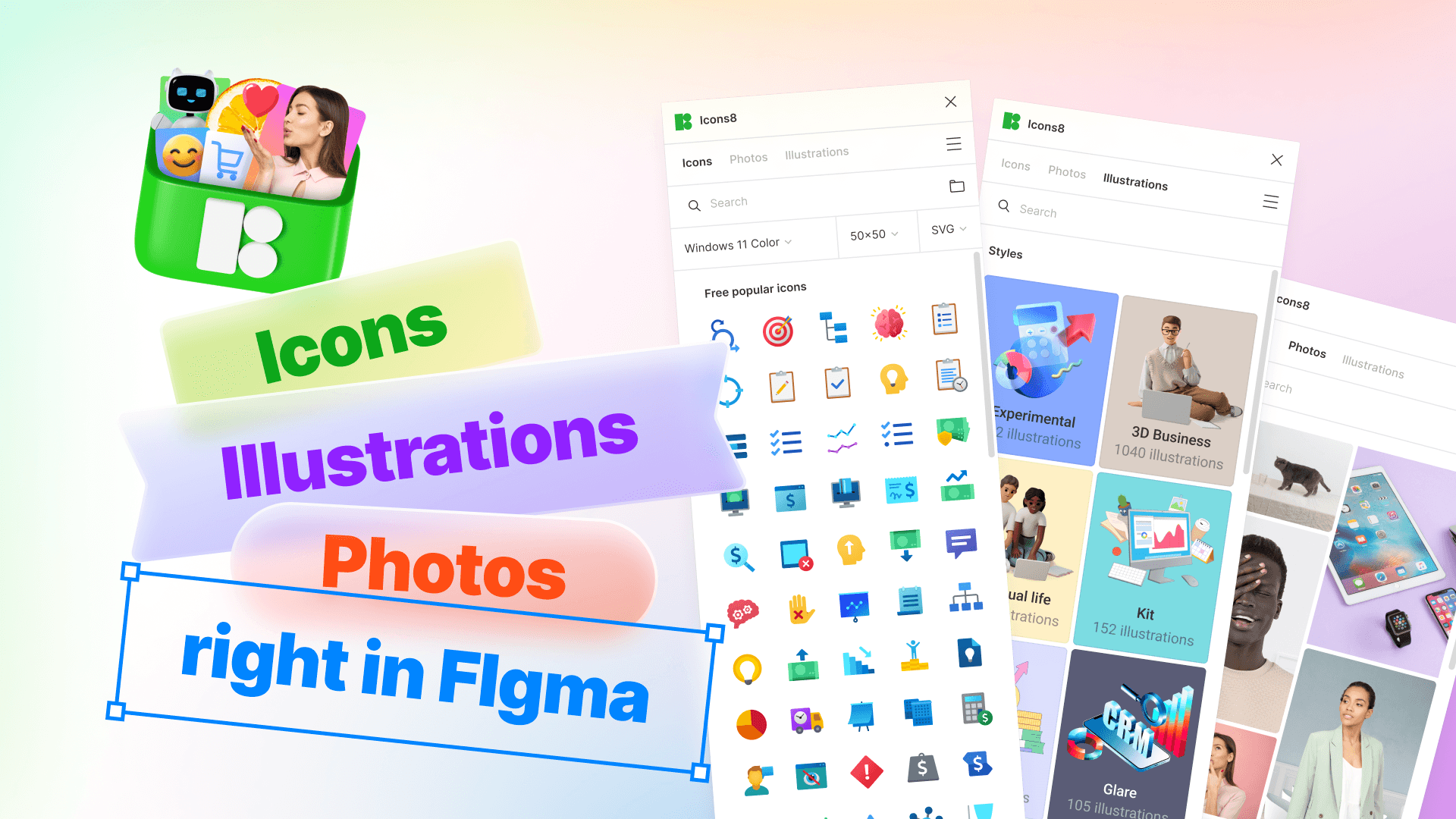 Icons8 | Icons, illustrations, Images Plugin | BestFigmaPlugins.com