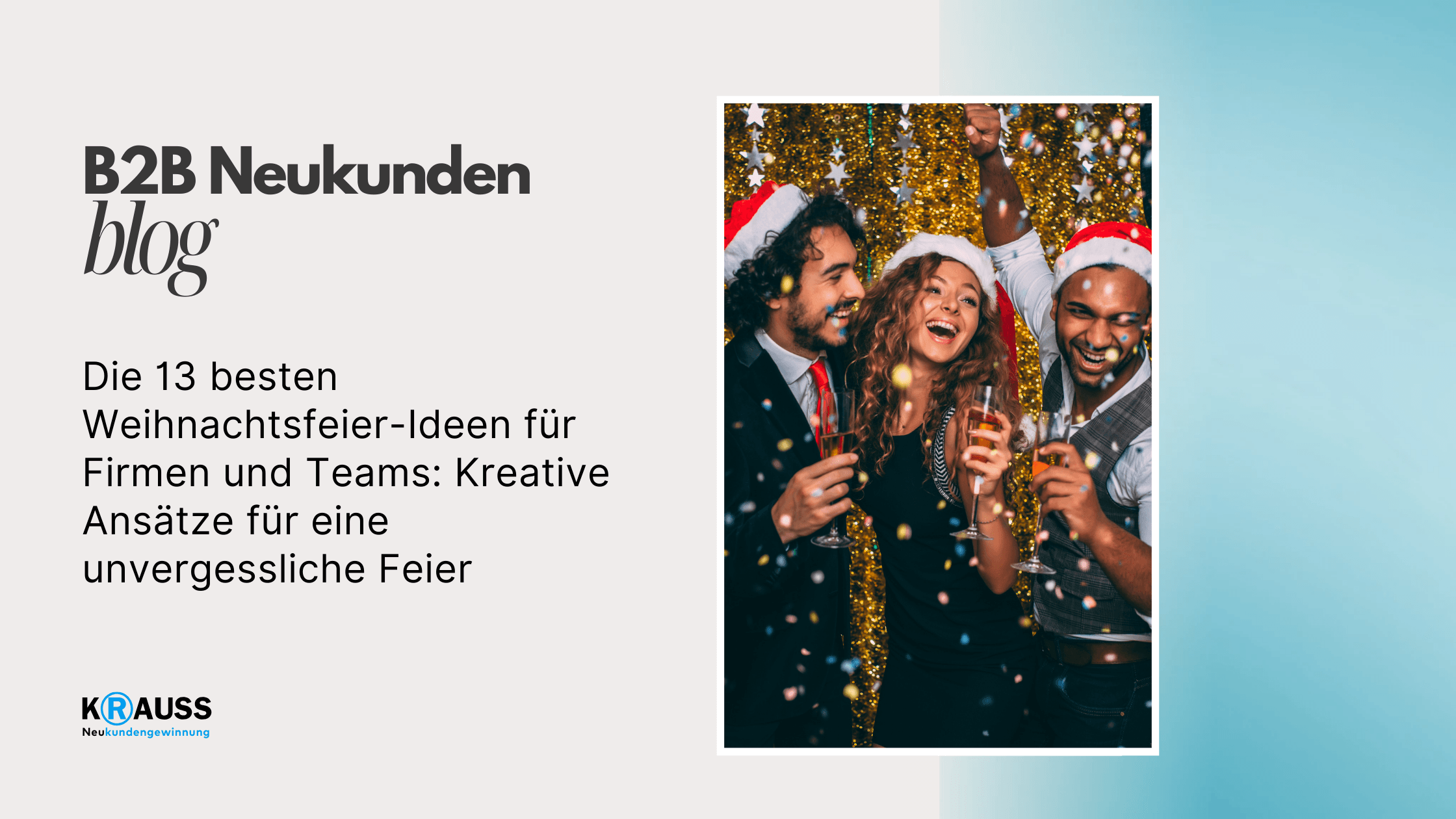 Die 13 besten Weihnachtsfeier-Ideen für Firmen und Teams: Kreative Ansätze für eine unvergessliche Feier