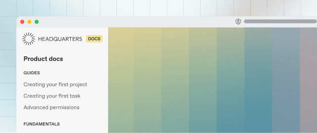 A screenshot showing some published documentation, created in and hosted by GitBook