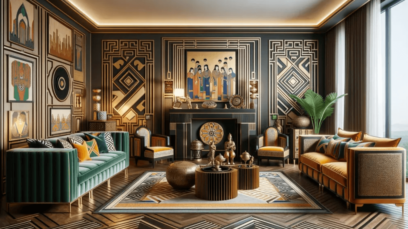 Art Deco Indian Style