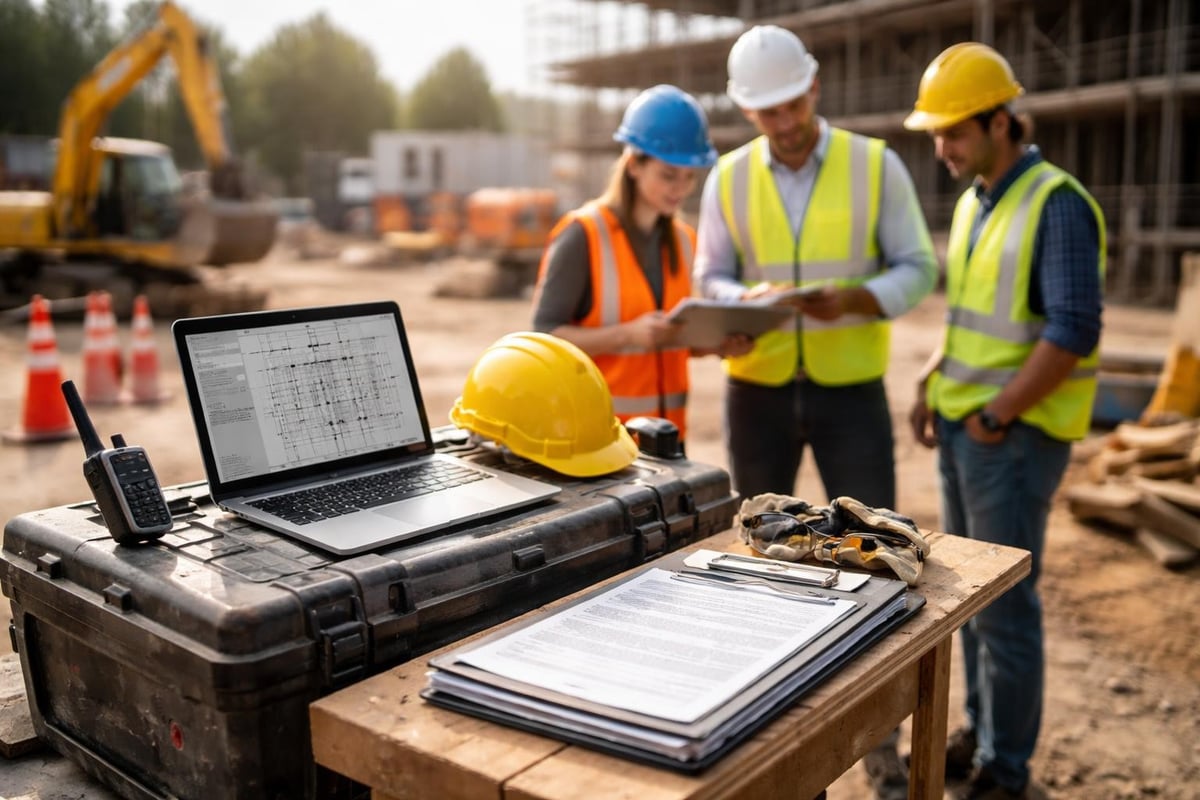 Construction site regulation compliance
