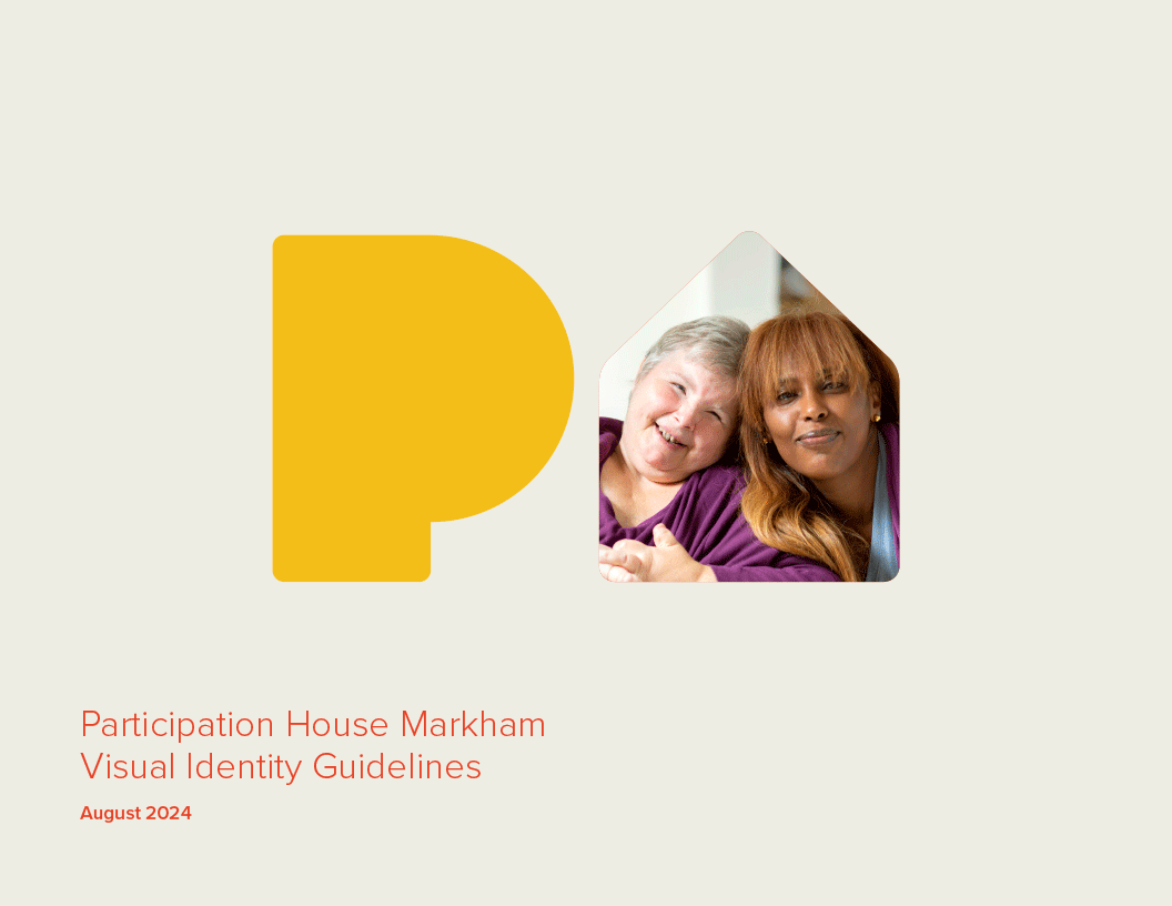 Participation House Markham animate brand usage guide