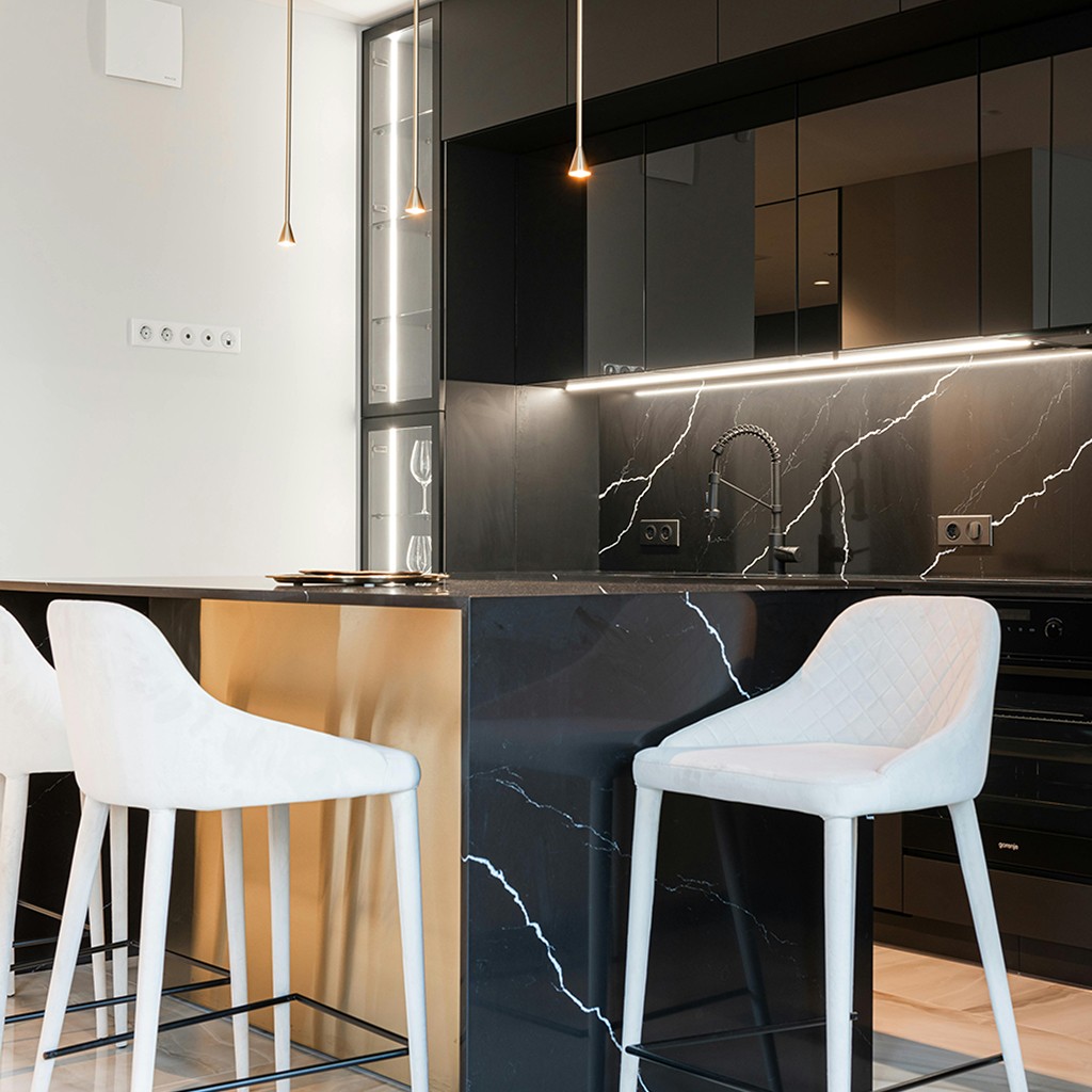 Nero Marquina Quartz Countertop