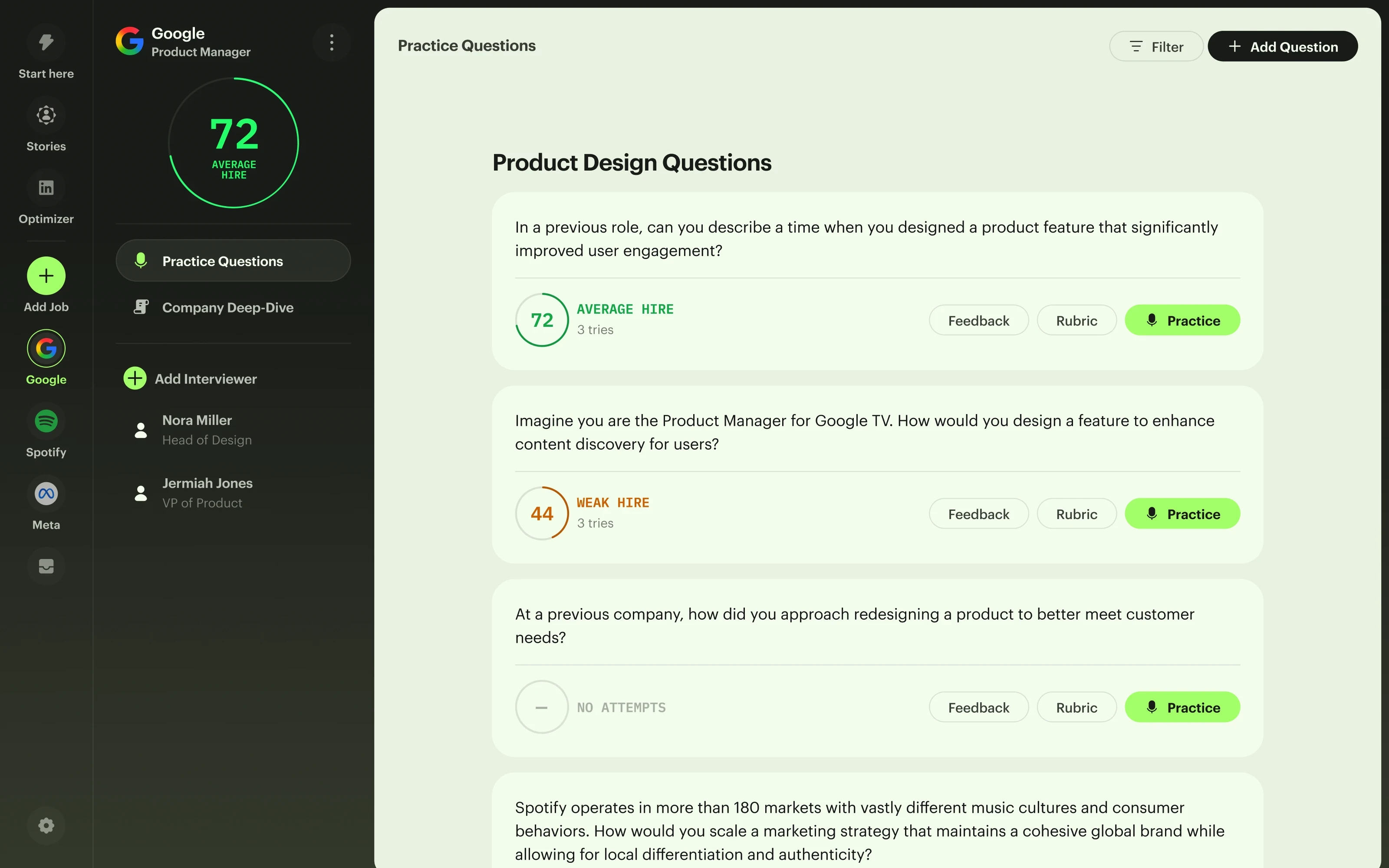 An image of Dreelio's dashboard