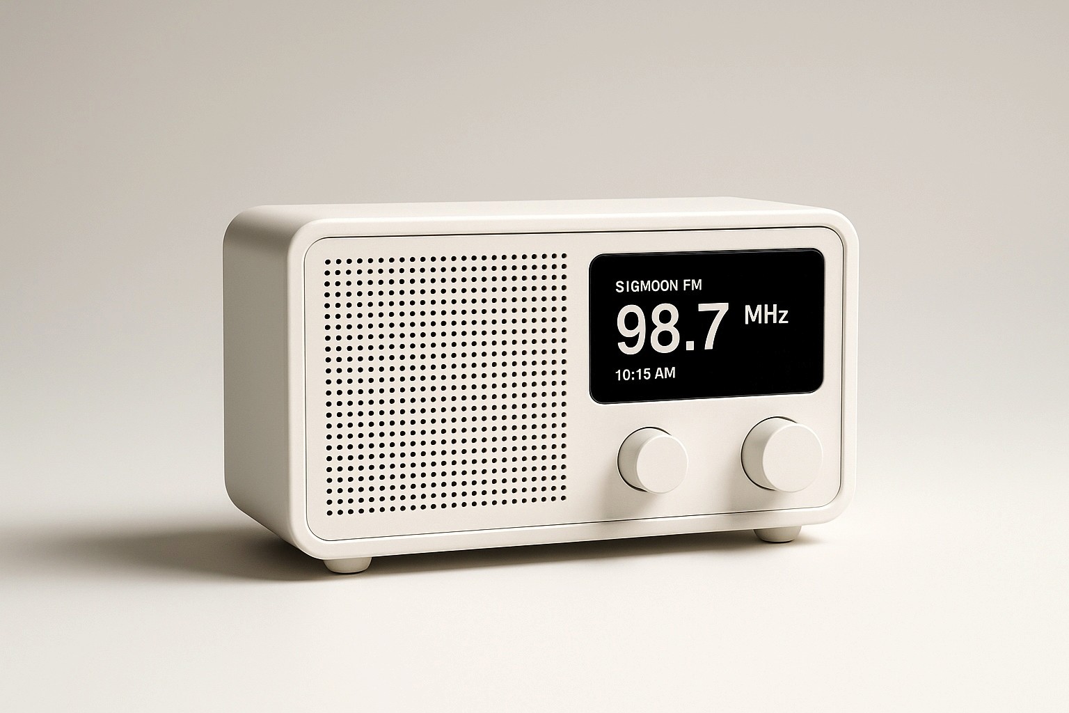 Moon Radio White