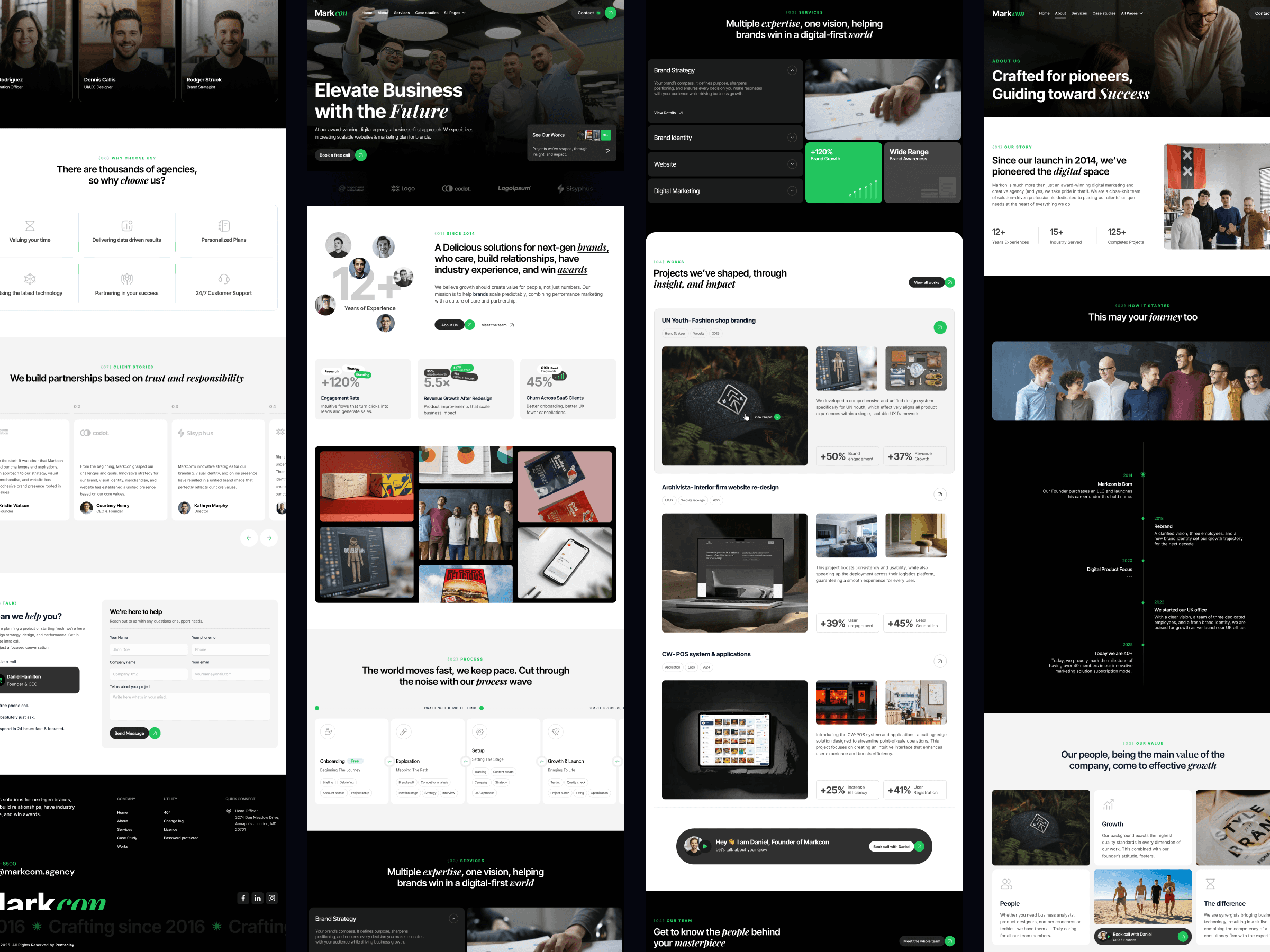 framer business consulting template