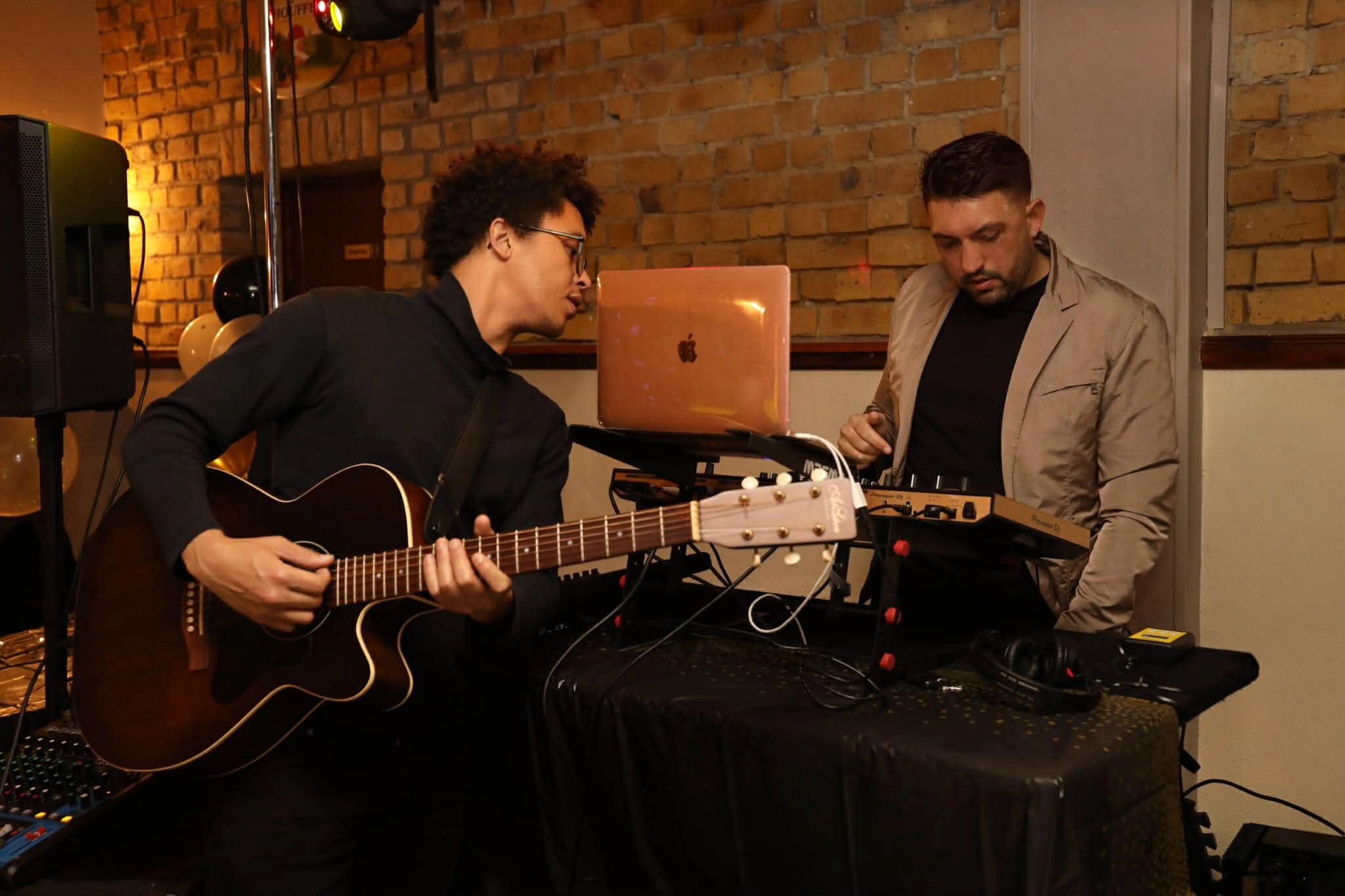 DJ playing in a club