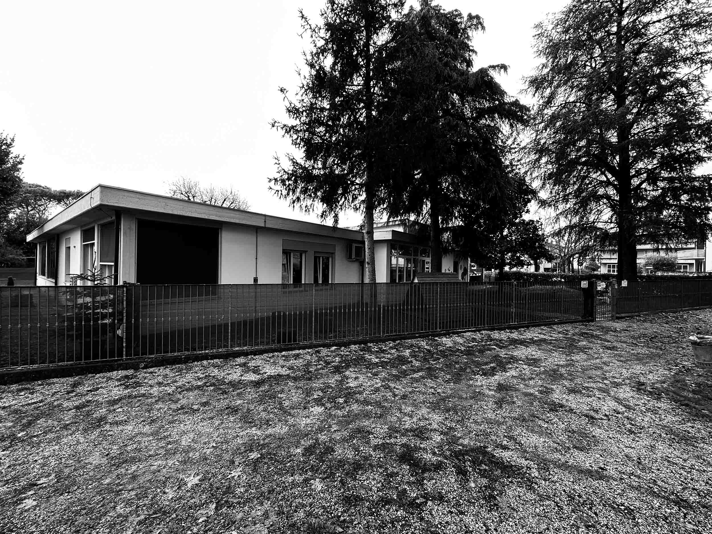 Workshop made of bright wood