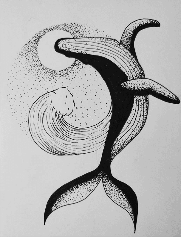 Three women laughing