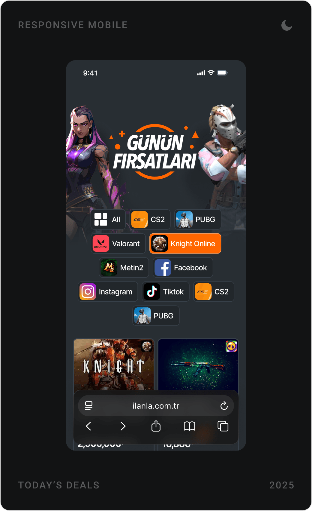 Modern Mobile Gaming Promotions Design