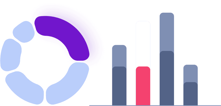 A digital illustration displaying a bar graph and a pie chart, symbolizing data analysis and business insights.