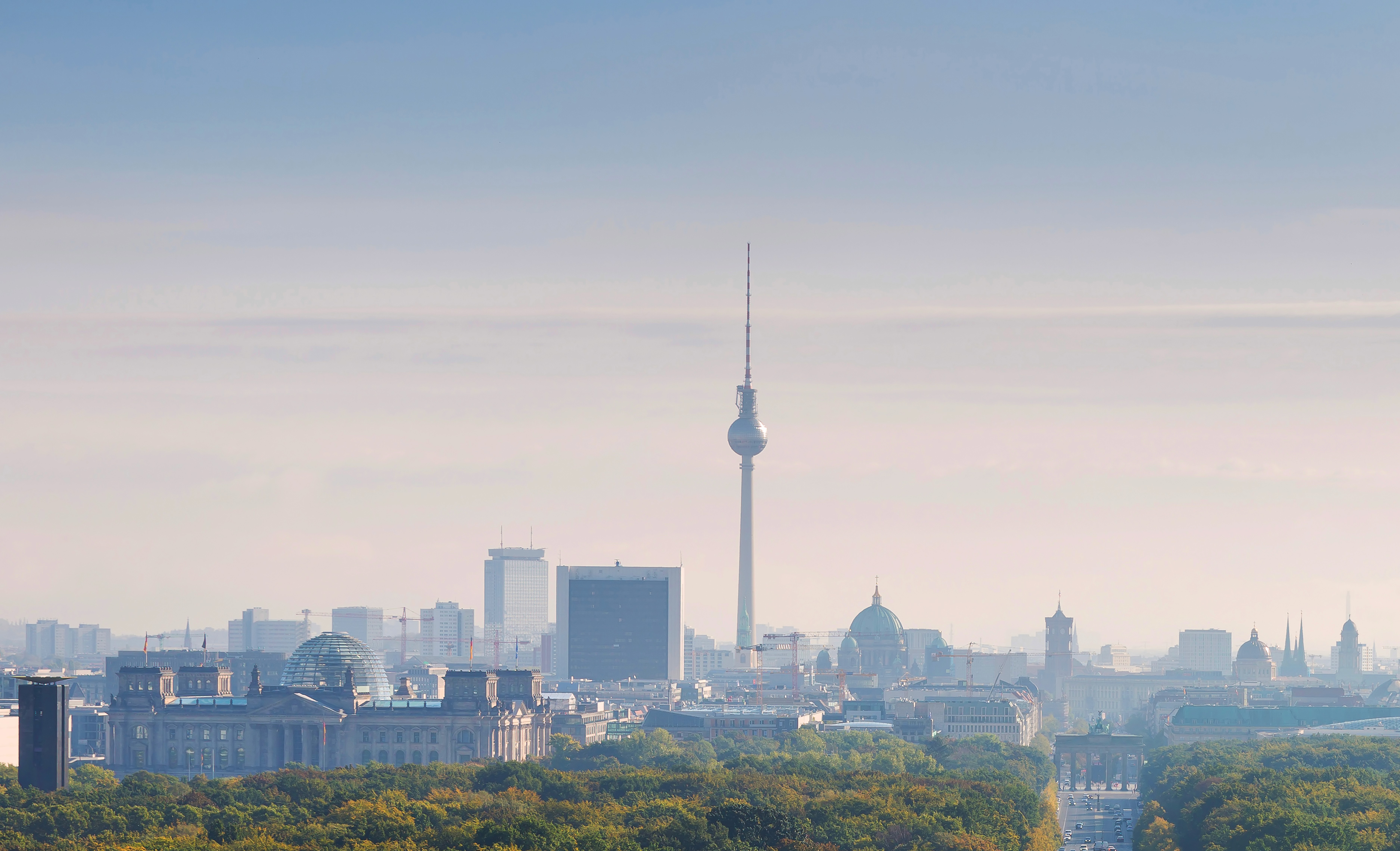 the skyline of Berlin