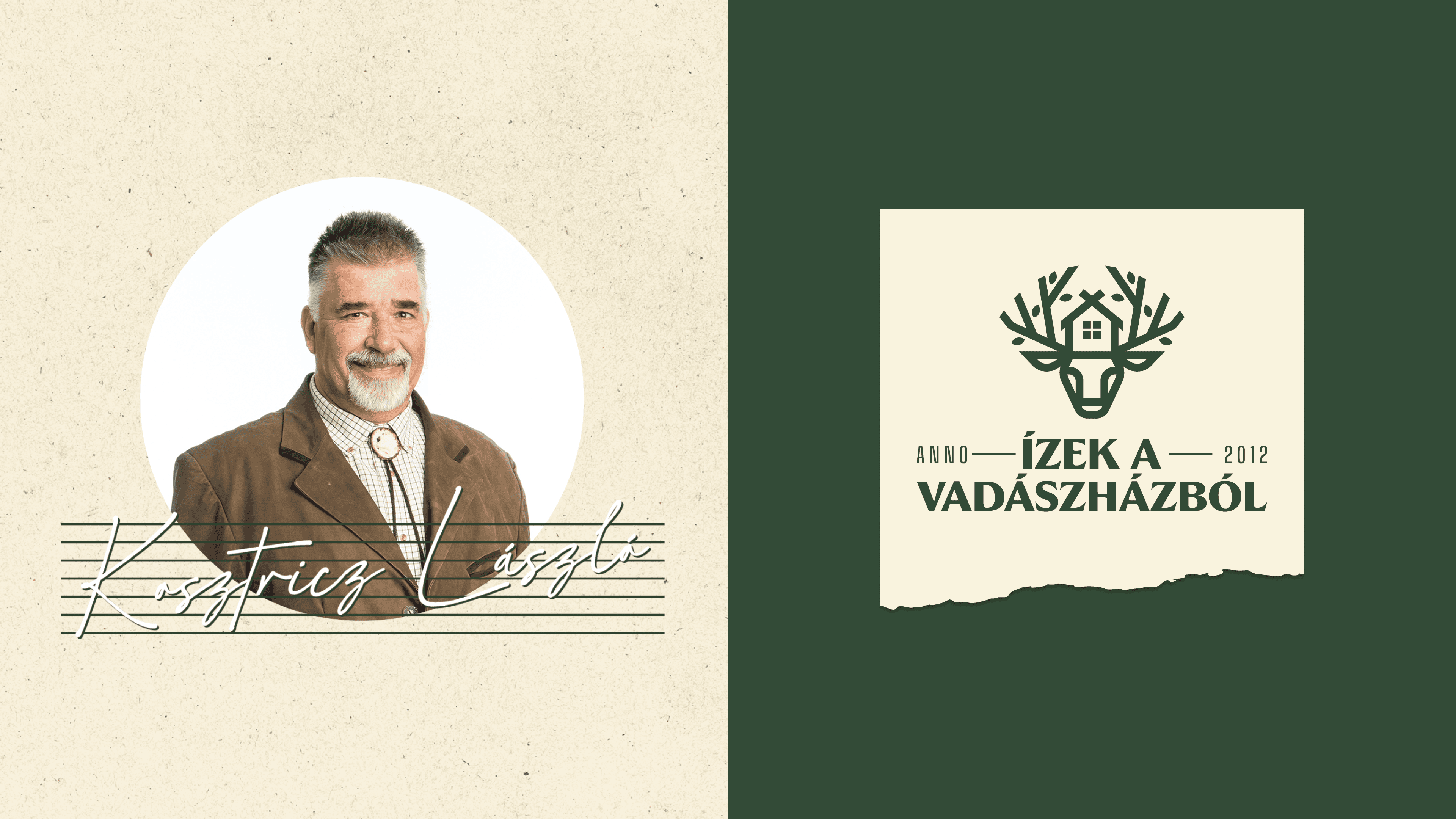 Kosztricz László és Ízek a Vadászházból logo