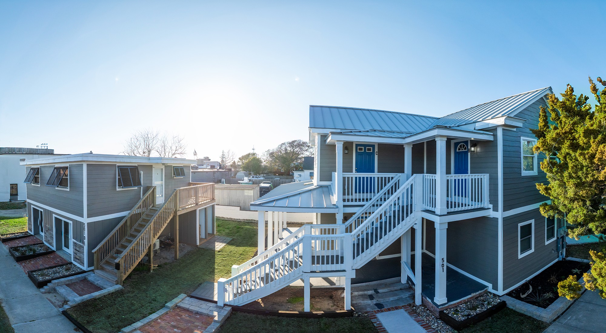 calicobay cottages, airbnb in downtown morehead city