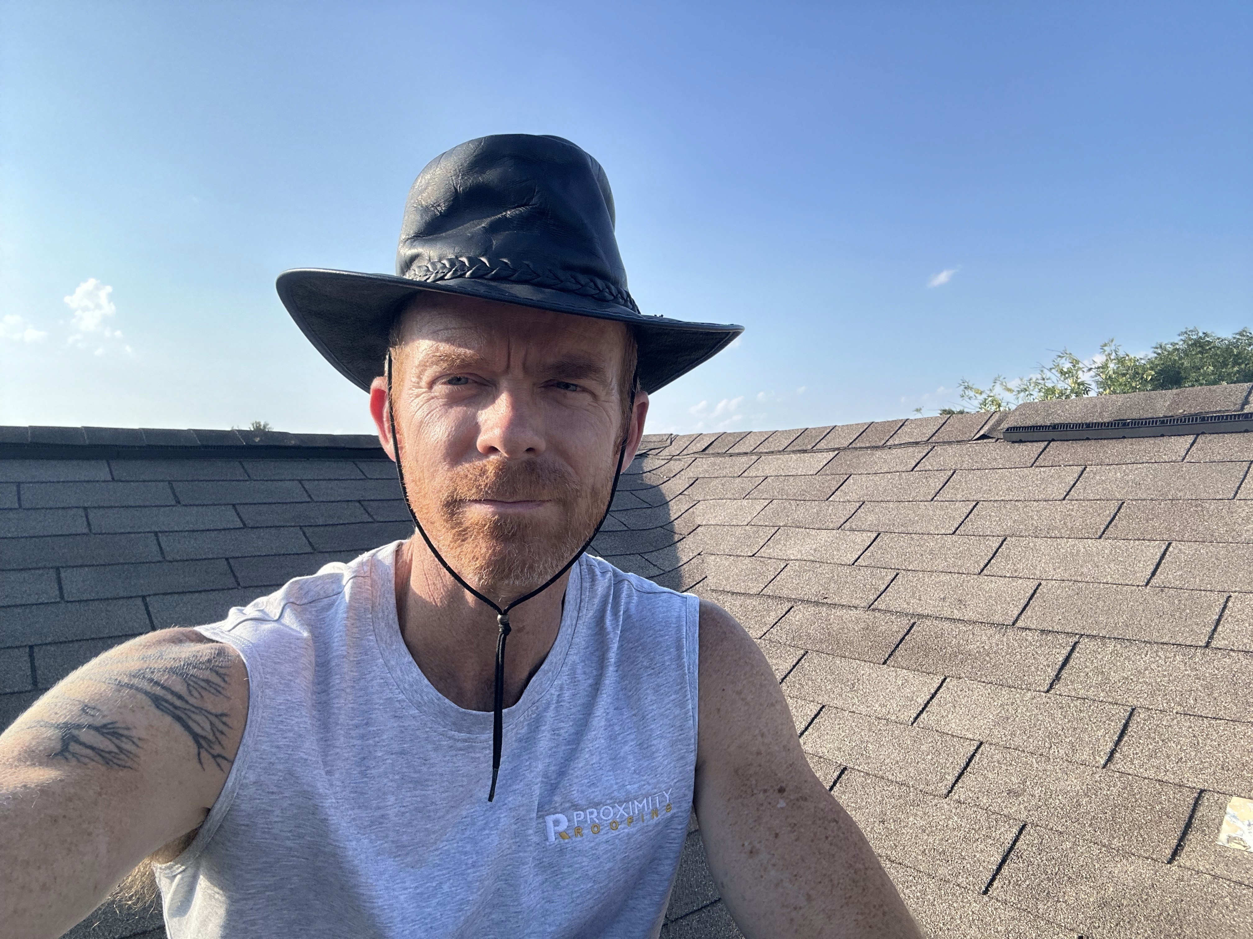 Seth on roof