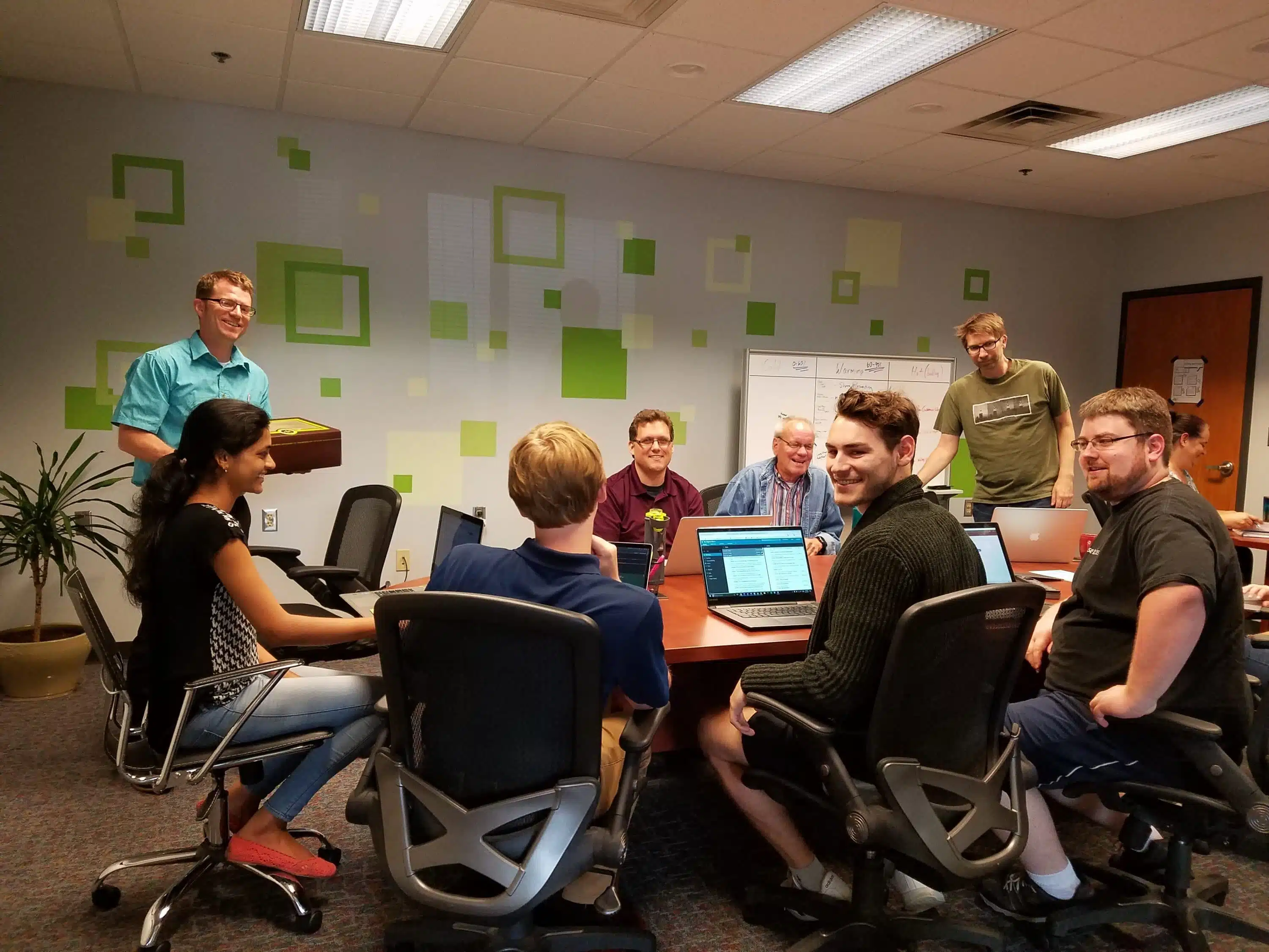 Smart Data Employees in the office 