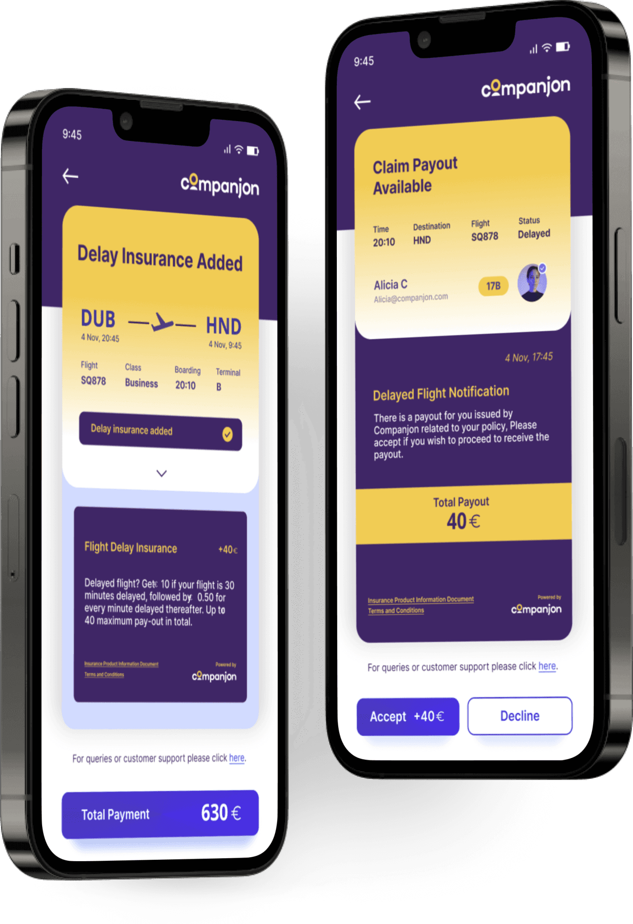 Hero Image showing 2 phones with Campanjon app