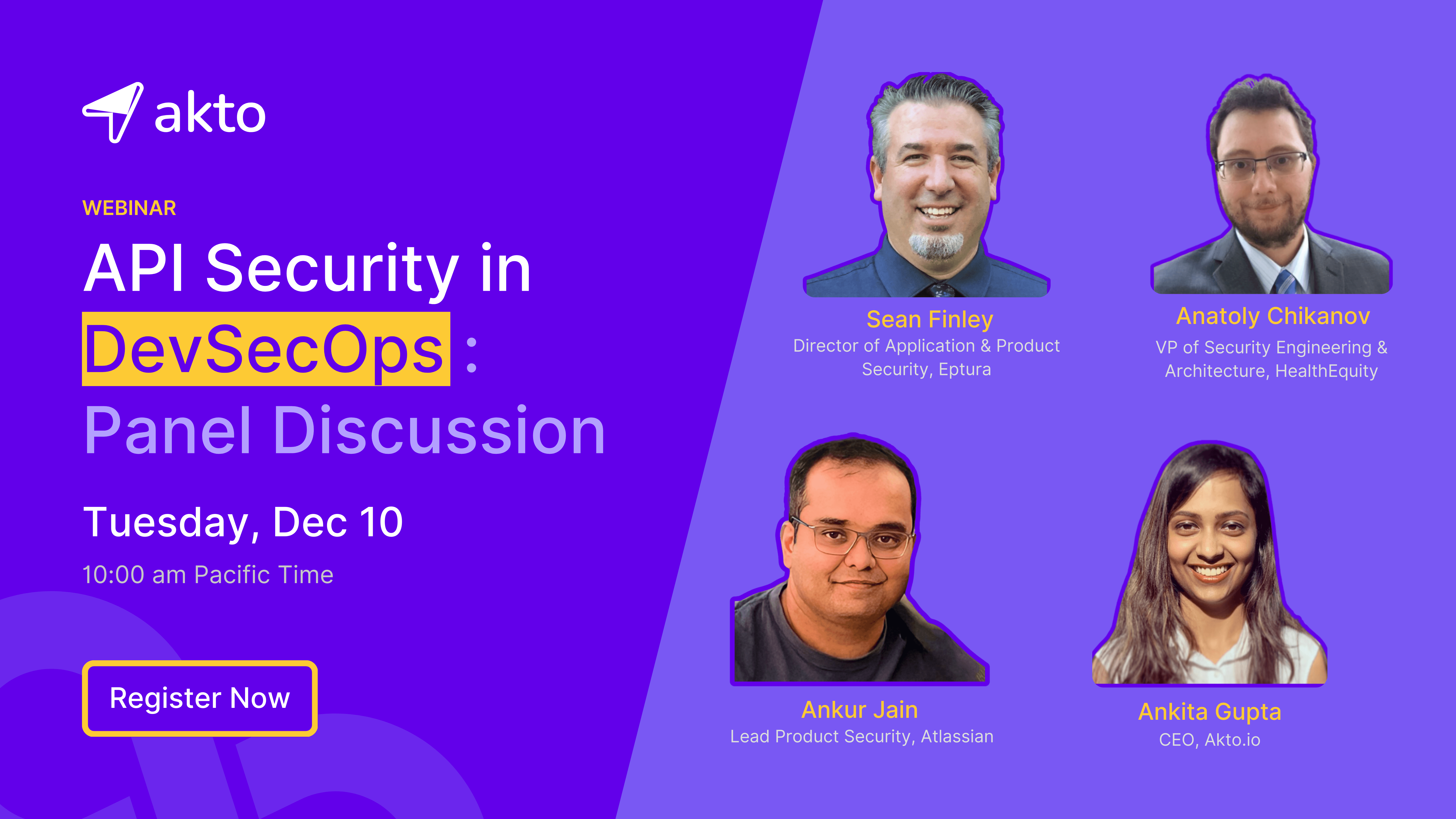 API Security in DevSecOps: Panel Discussion