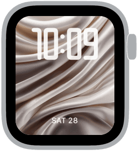 digital silk Apple Watch face preview 3 featuring abstract and modern.