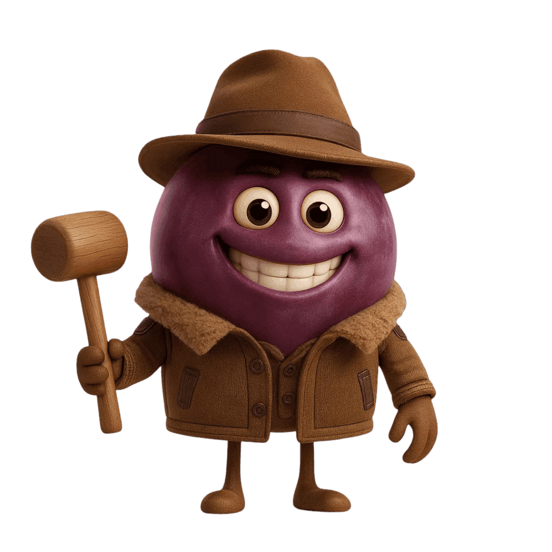 Boğazkere grape berry illustration for wine education.