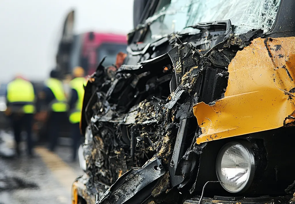 accidente en un vehículo de trabajo - lesión laboral