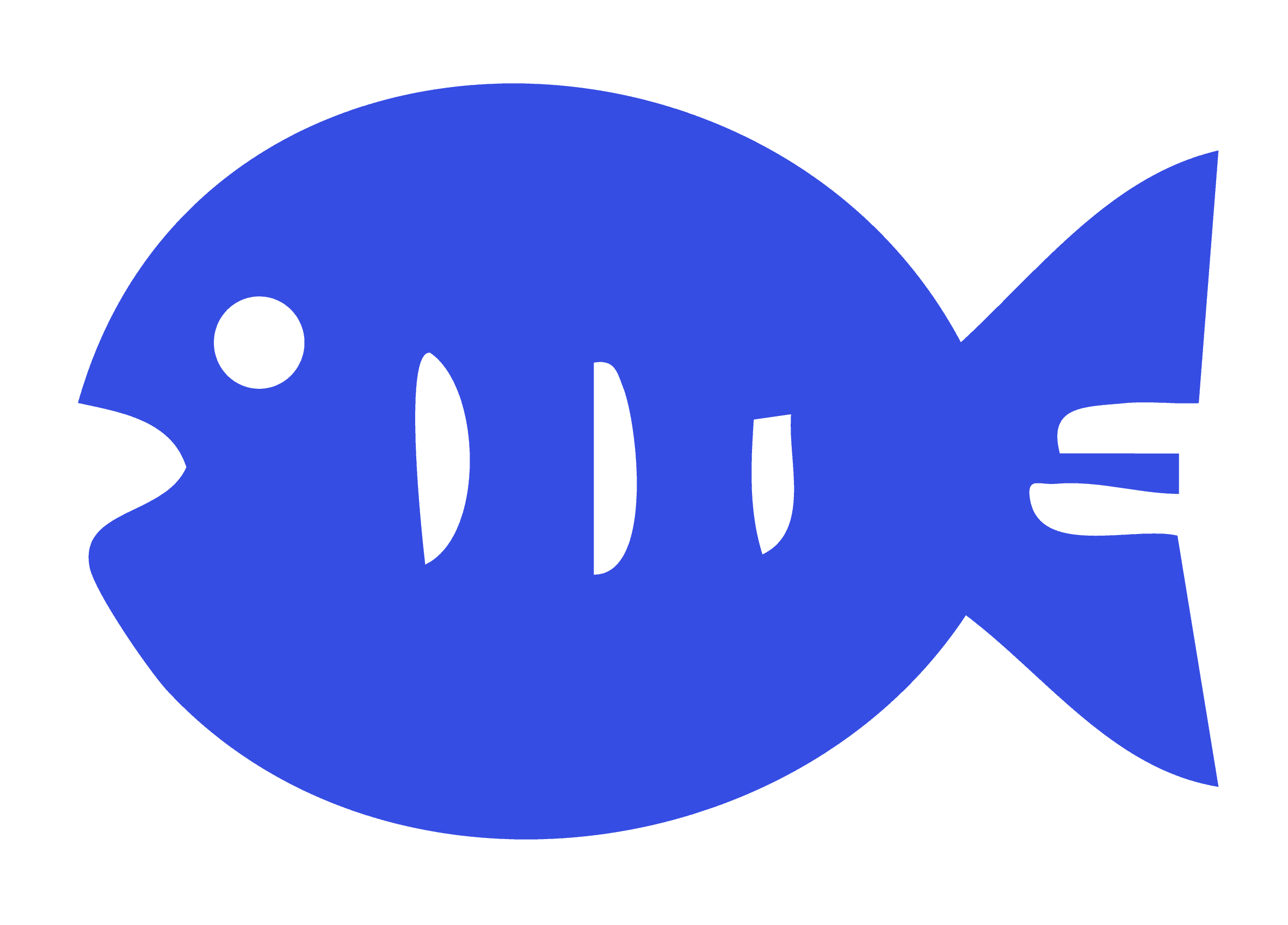 Stylized fish icon symbolizing C2 flow, adaptability, and ideas.