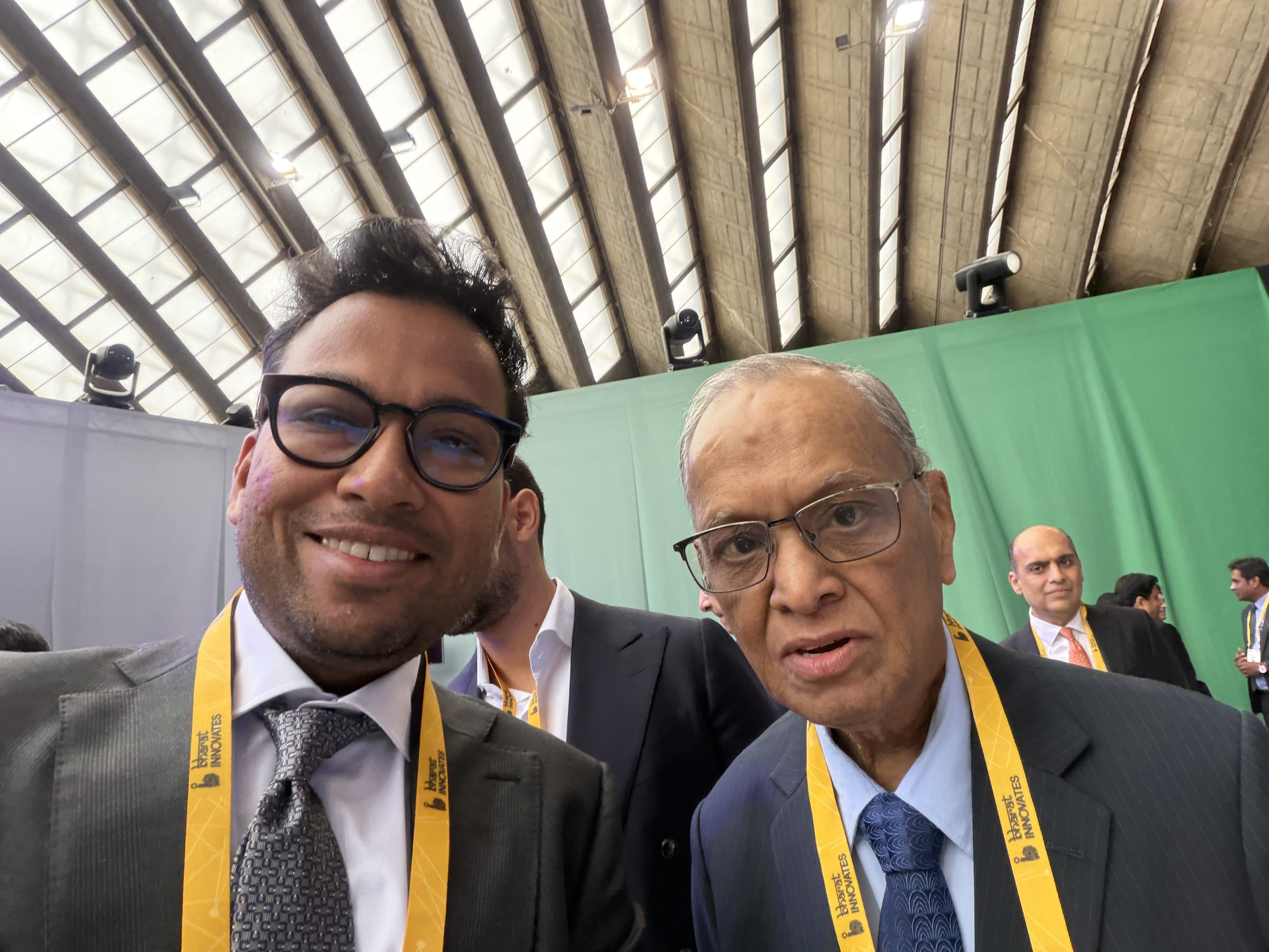 Our CEO Apoorva with Narayana Murthy