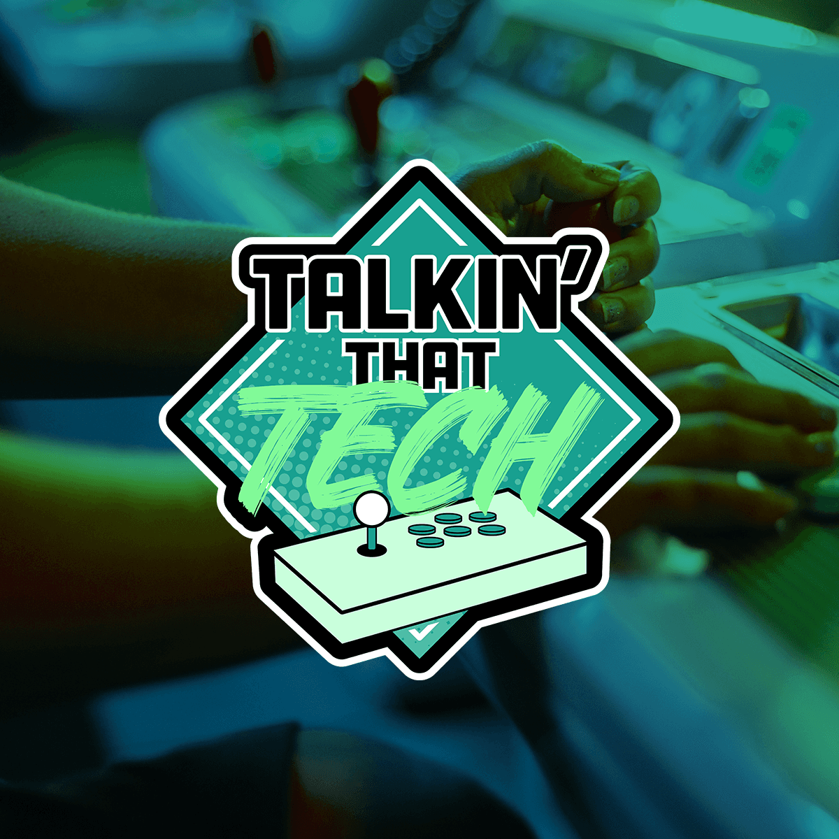 Black and white wave