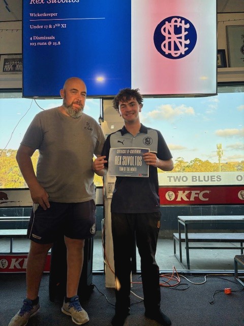 Newtown & Chilwell Cricket Club Team of the Month January 2026