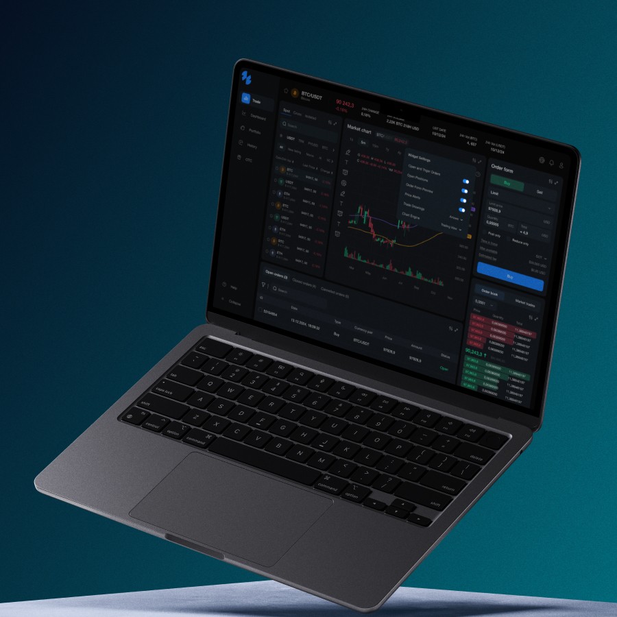 An example of the Work&Go booking web app interface, developed by Codeska.