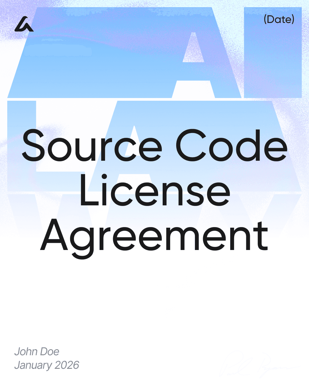 Source Code License Agreement