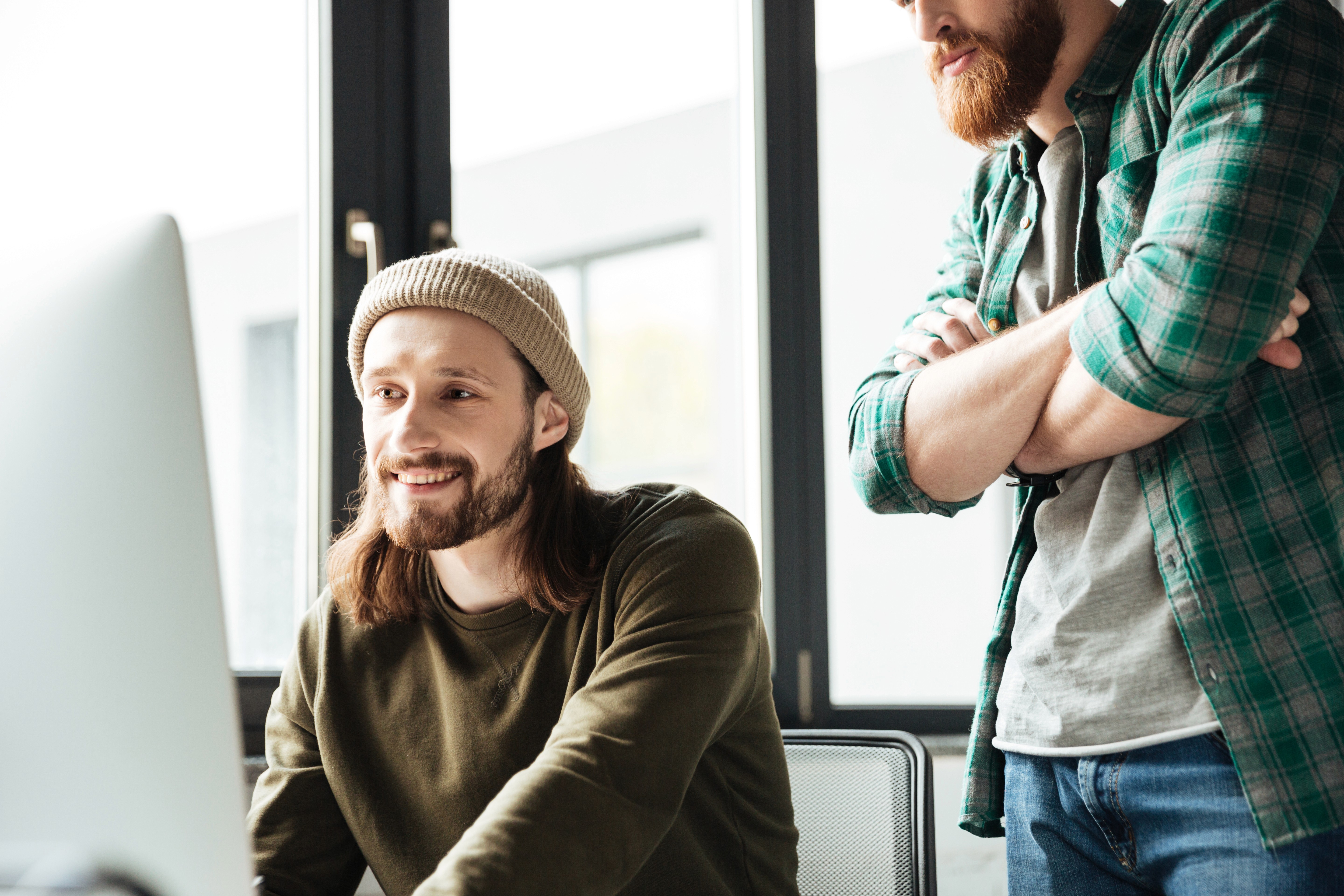 white and black bike inside building
