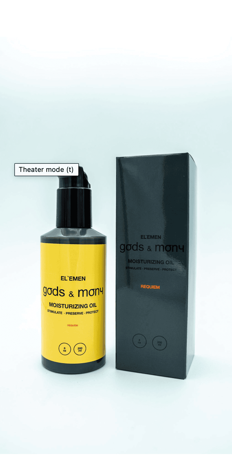 Men's moisturizing oil bundle — Oil Business by Gods and Mony