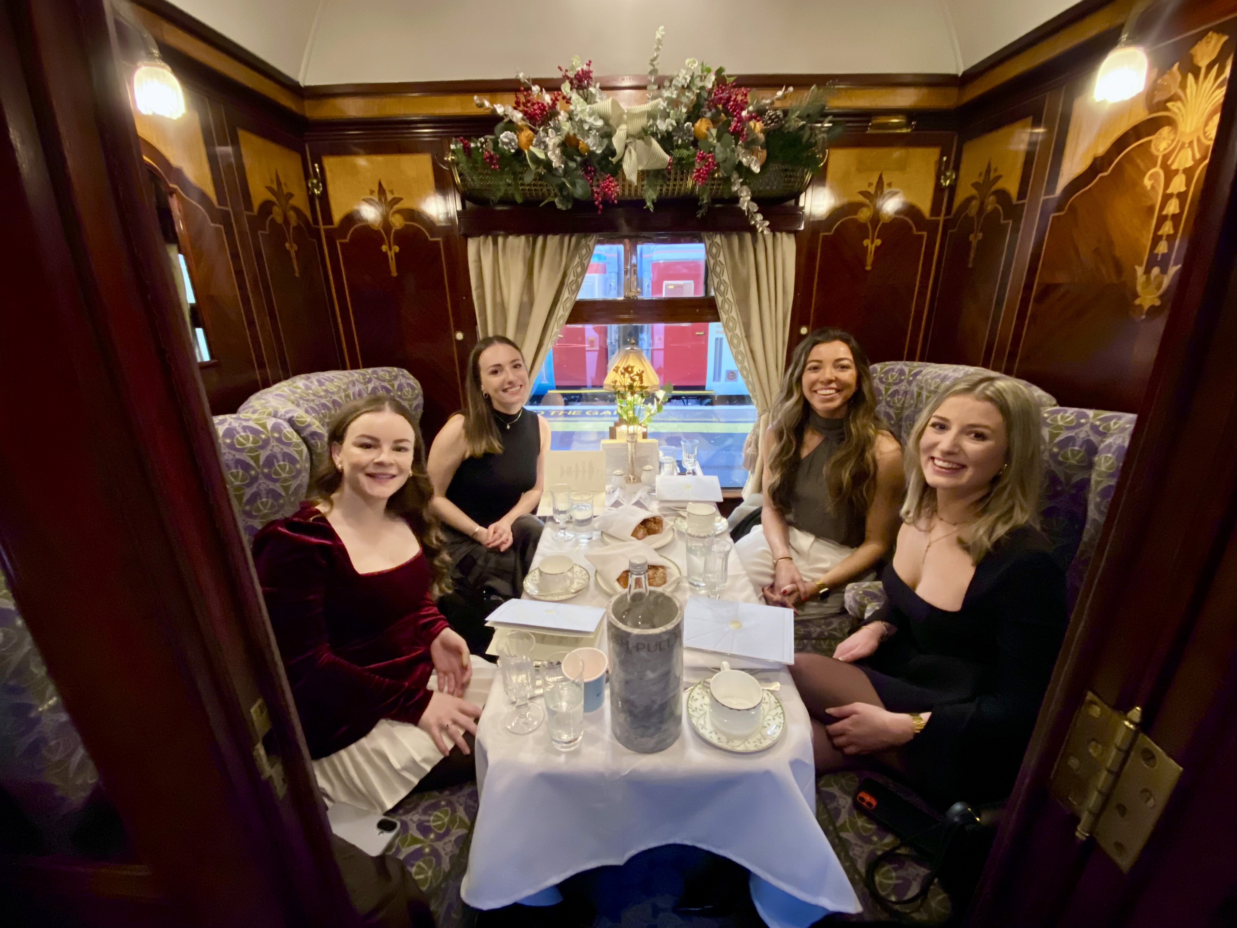 Snow-covered chalet venue for IQUW corporate ski event