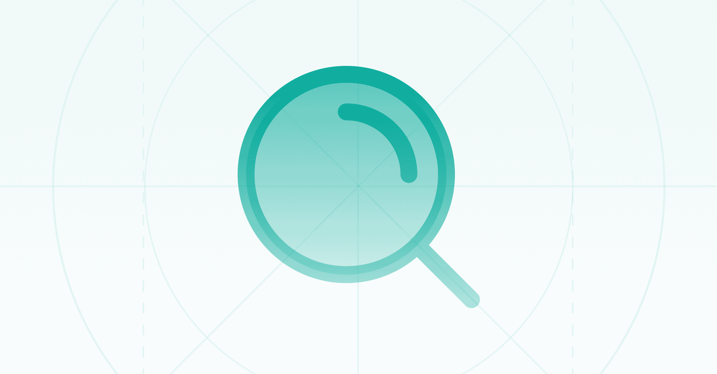 Magnifying glass icon representing the discovery phase of modern workplace and digital workplace solutions.