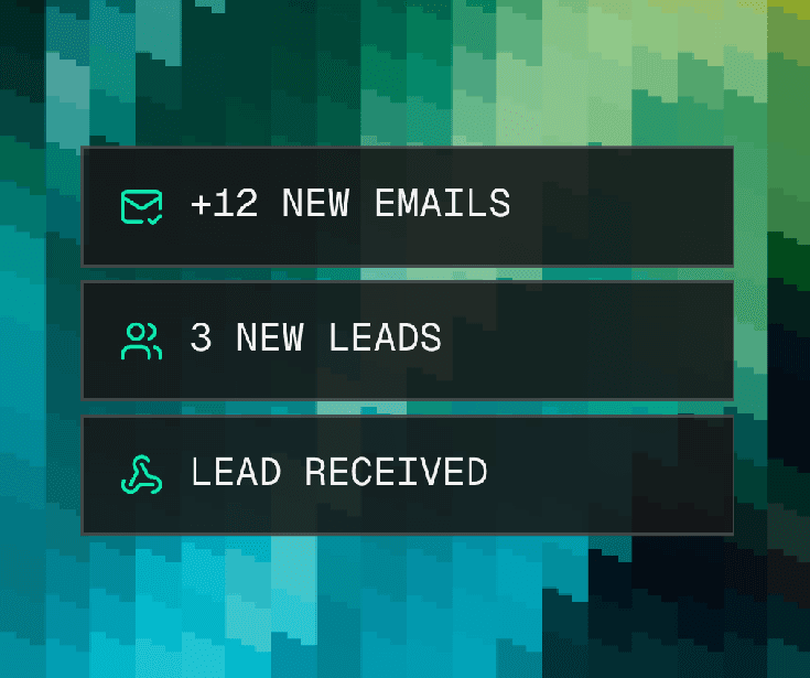Gradient with 2 block leads