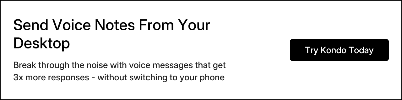 Send Voice Notes From Your Desktop
