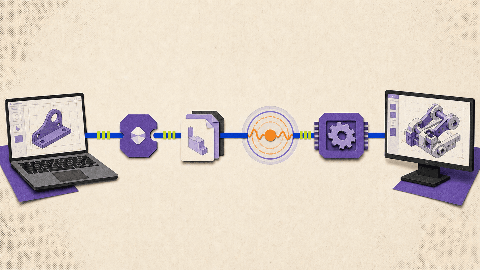 Remote CAD troubleshooting pipeline with separate checkpoints for licensing, files, network, and graphics processing.