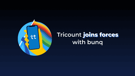 Logo featuring a colorful design with the text "The account John Harris with Sunny" on a dark background.