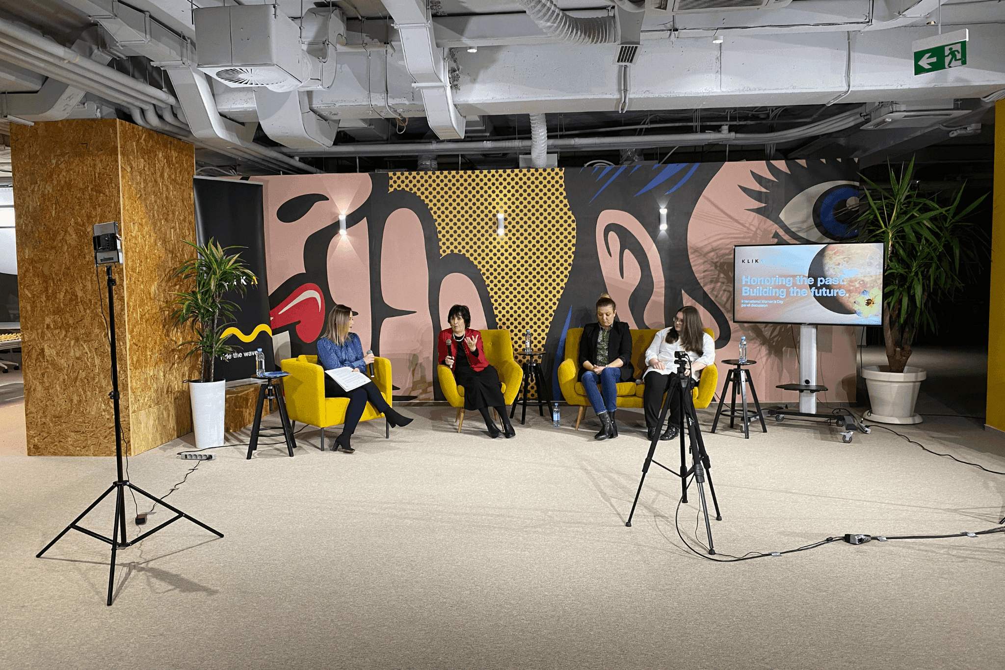 Women in STEM panel discussion at Klika Sarajevo hub